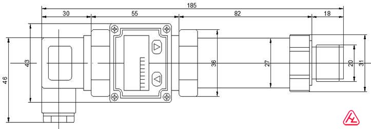 精巧型液晶顯示擴(kuò)散硅壓力變送器