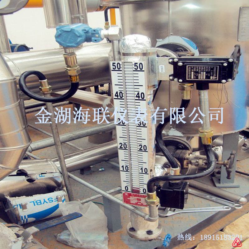 電伴熱磁翻板液位計安裝現(xiàn)場