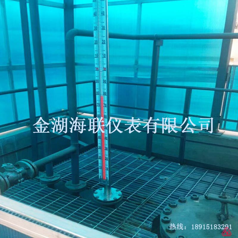 頂裝磁翻板液位計(jì)安裝現(xiàn)場